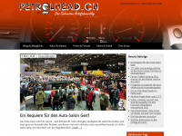 petrolhead.ch Webseite Vorschau