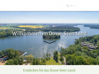 dosse-seen-land.de Webseite Vorschau
