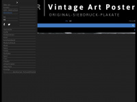 ebinger-vintage-art-poster.com Webseite Vorschau
