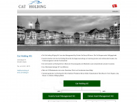 cat-holding.ch Webseite Vorschau
