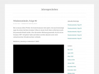 jahresgeschehen.wordpress.com Webseite Vorschau