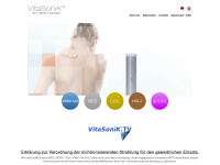 vitasonik.de Webseite Vorschau
