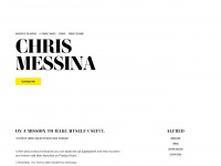 chrismessina.me Webseite Vorschau