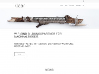 klaar-design.com Webseite Vorschau