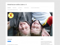 kinderherzen-wollen-leben.de Webseite Vorschau