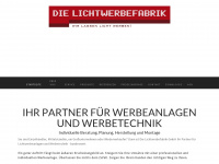 lichtwerbefabrik.de Webseite Vorschau