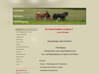 kutschen-fahrkurs-fahrlehrgang.de Webseite Vorschau