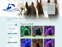 horseanddrive.com Webseite Vorschau