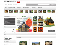 chalet-blockhaus.at Webseite Vorschau