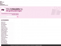 prijsvragen.nl Webseite Vorschau