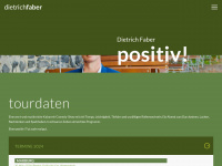 dietrichfaber.de Webseite Vorschau