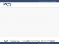 pcs-rohrschneidesystem.de Webseite Vorschau