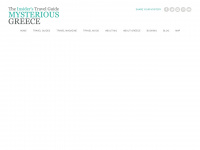 mysteriousgreece.com Webseite Vorschau