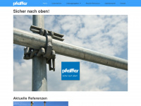 pfeiffergeruestbau.at Webseite Vorschau