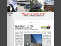 wkg-energietechnik.de Webseite Vorschau