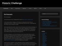 historic-challenge.de Webseite Vorschau