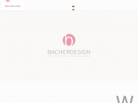 bacherdesign.com Webseite Vorschau
