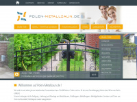 polen-metallzaun.de Webseite Vorschau