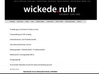 wickedepunktruhr.de Webseite Vorschau