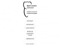 zahnarztpraxis-lenzen.de Webseite Vorschau