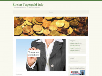 zinsentagesgeld.info Webseite Vorschau