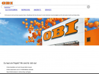 obi.ch Webseite Vorschau