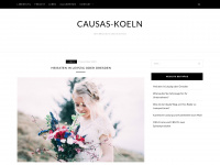 causas-koeln.de Webseite Vorschau