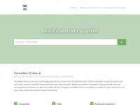 vorwahlen-online.at Webseite Vorschau