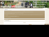 motofahren.com Webseite Vorschau