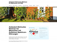autismus-wohnen.de Webseite Vorschau