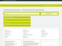 industrie-jobs-schweiz.ch Webseite Vorschau