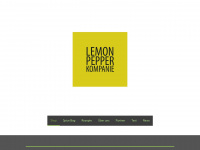 lemonpepper.de Webseite Vorschau