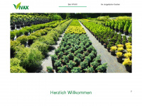 vivax-pflanzen.de Webseite Vorschau