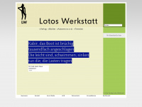lotos-werkstatt.de Webseite Vorschau