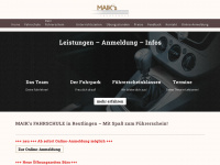 maiks-fahrschule.net Webseite Vorschau