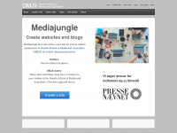 mediajungle.dk Webseite Vorschau