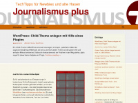 journalismus-plus.de Webseite Vorschau