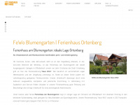 fewo-blumengarten.de Webseite Vorschau