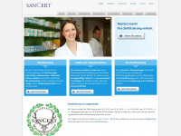 sancert-online.de Webseite Vorschau
