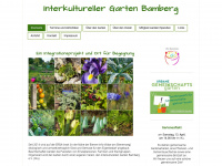 interkultureller-garten-bamberg.de Webseite Vorschau