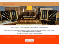 messerscharf.info Webseite Vorschau