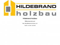 hildebrand-holzbau.com Webseite Vorschau