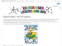 ebersberger-liedersammlung.de Webseite Vorschau