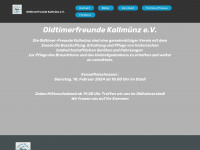 oldtimer-freunde-kallmuenz.de Webseite Vorschau