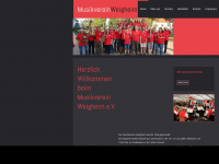 musikverein-weigheim.de Webseite Vorschau