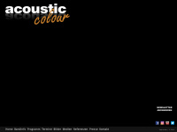 acousticcolour.de Webseite Vorschau