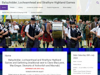 lochearnheadhighlandgames.co.uk Webseite Vorschau