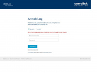 oneclickreporting.com Webseite Vorschau