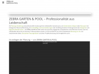 zebragartenbau.ch Webseite Vorschau