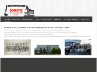 domotec-klinggruppe.de Webseite Vorschau